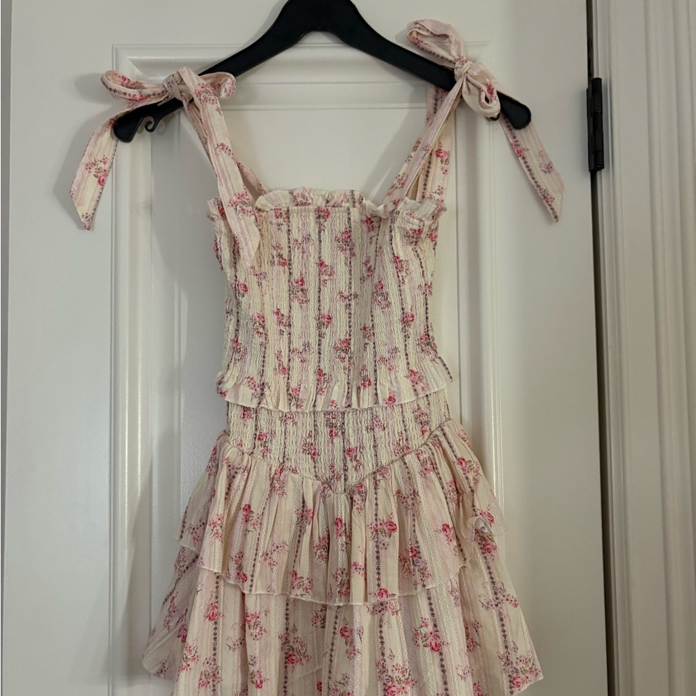 Katie J NYC Textured Floral Dress